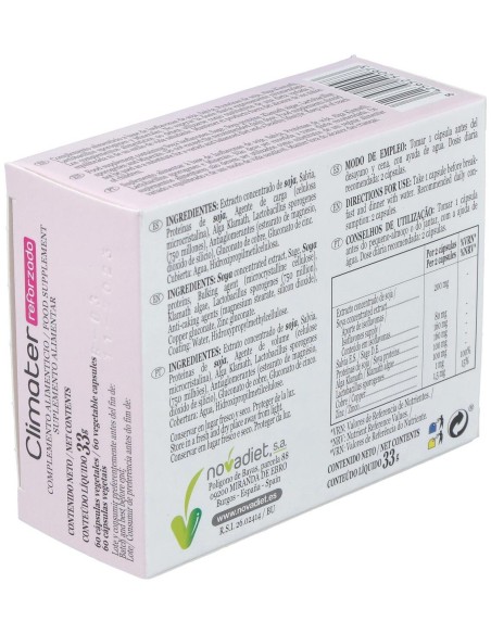 Climater Reforzado Envase de 60 cápsulas vegetales. de Novadiet
