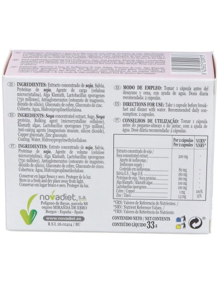 Climater Reforzado Envase de 60 cápsulas vegetales. de Novadiet