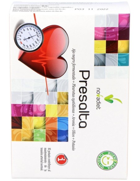 Presalta Envase de 60 cápsulas vegetales. de Novadiet