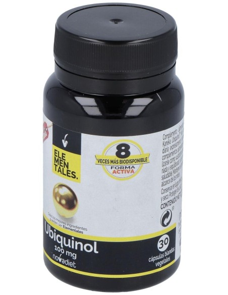 Ubiquinol 100Mg. 30Cap. Elementales de Novadiet