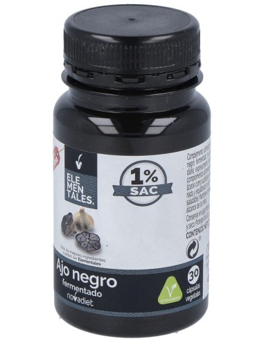 Ajo Negro Fermentado Envase de 30 cápsulas vegetales. de Novadiet
