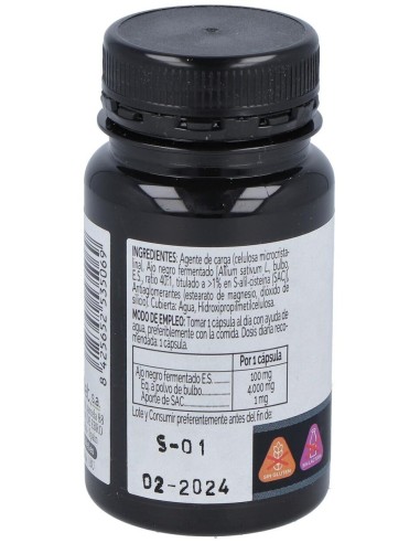 Ajo Negro Fermentado Envase de 30 cápsulas vegetales. de Novadiet