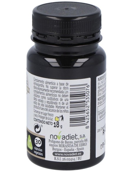 Ashwagandha 30Cap. Elementales de Novadiet