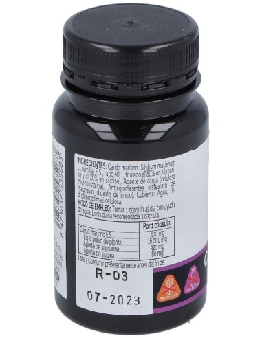 Cardo Mariano Envase de 30 cápsulas vegetales. de Novadiet