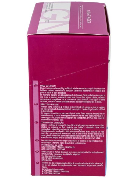 Light Nova Batido Chocolate 6Sbrs. de Novadiet