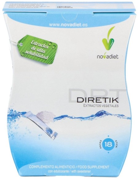 Diretik Envase de 18 sticks de 3 g. de Novadiet