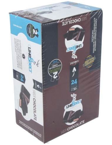 Line Sbelt Barrita Sustitutiva Chocolate Caja 24Ud de Novadiet