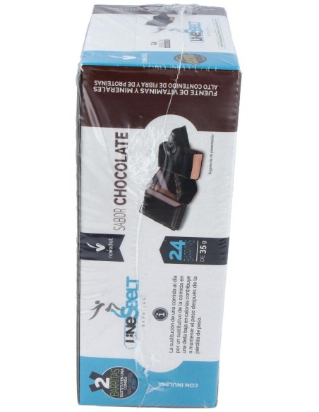 Line Sbelt Barrita Sustitutiva Chocolate Caja 24Ud de Novadiet