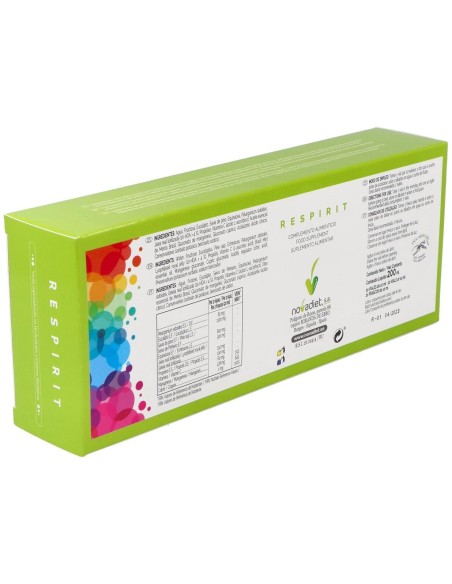 Respirit Envase de 20 viales de 10 ml. de Novadiet