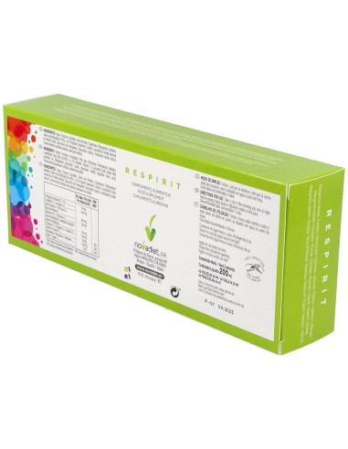 Respirit Envase de 20 viales de 10 ml. de Novadiet