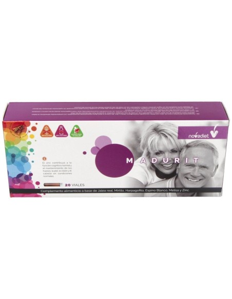 Madurit Envase de 20 viales de 10 ml. de Novadiet