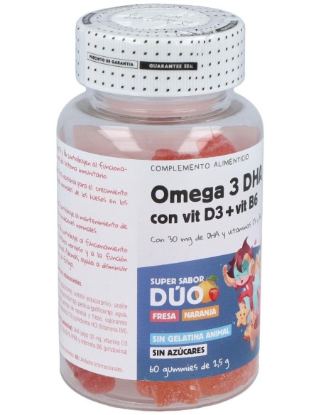 Senda Kids Omega 3 Dha Con Vit D3+Vit B6 60Gummies de Herbora