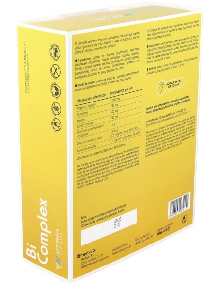 Actifens Bi Complex 20Amp. de Herbora