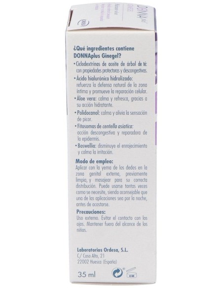 Donnaplus Ginegel 35Ml. de Donnaplus