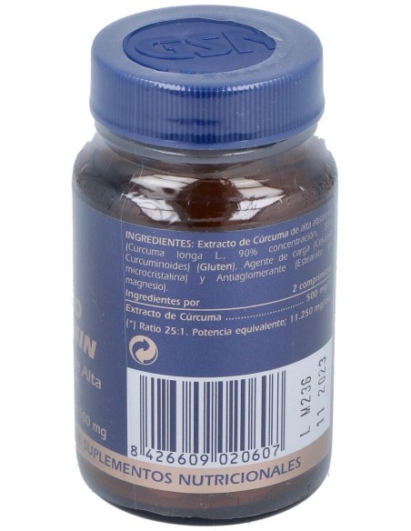 Hidro Curcumin 60Comp. de Gsn