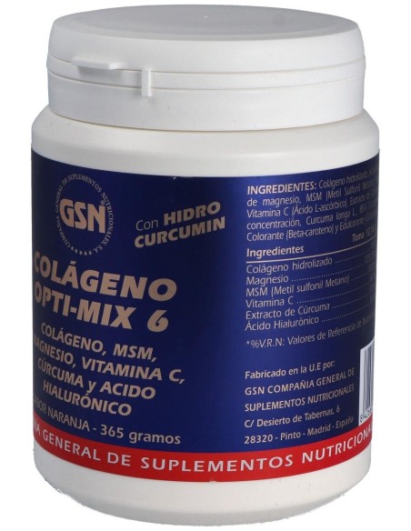 Colágeno Forte Opti Mix 364 G de GSN