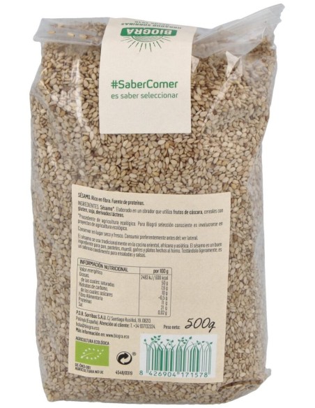 Sesamo Crudo 500G Biogra Bio de Biográ (Sorribas)