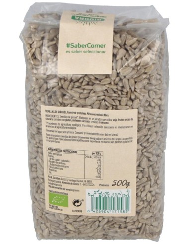 Pipas De Girasol 500G Biogra Bio de Biográ (Sorribas)