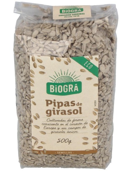 Pipas De Girasol 500G Biogra Bio de Biográ (Sorribas)