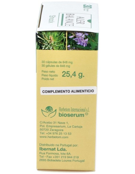 Aler Balance Shock 30Cap. de Bioserum