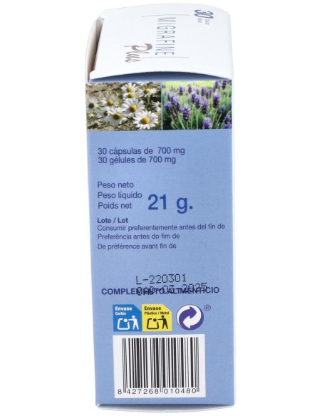 Migrafine Plus 30Cap. de Bioserum
