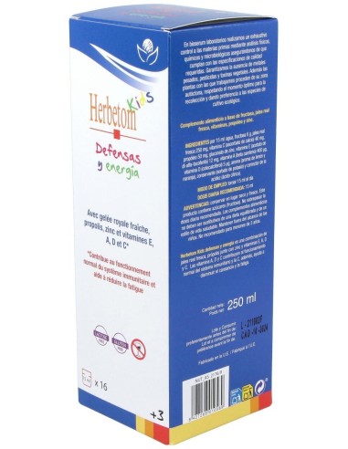Herbetom Kids Defensas Y Energia Jarabe 250Ml. de Bioserum