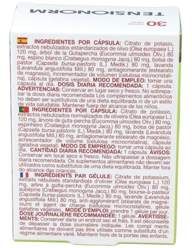 Tensionorm 30Cap. de Bioserum