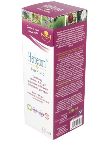 Herbetom 3 Ff Hierro 250Ml. de Bioserum
