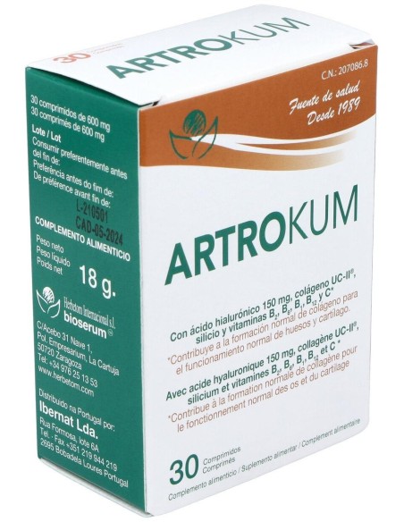 Artrokum 30Comp. de Bioserum