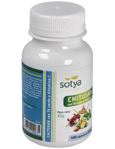 Chitosan + Te Verde 100Cap. de Sotya