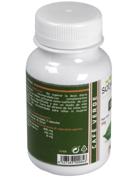 Café Verde 600Mg Cáps. 90U de Sotya