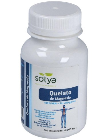 Quelato De Magnesio 900Mg Comp. 100U de Sotya