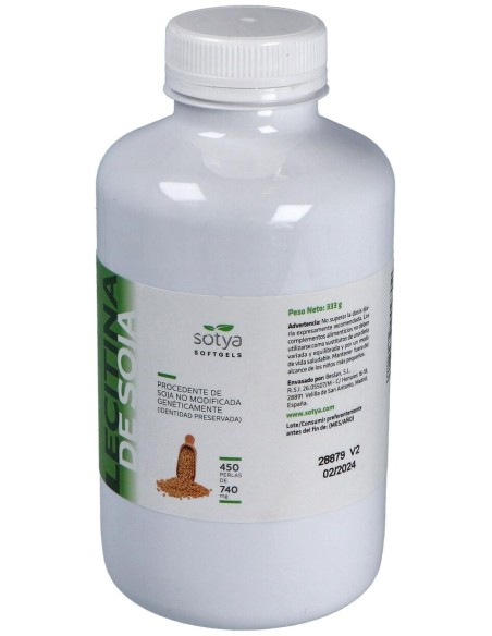 Lecitina De Soja 500Mg. 450Perlas de Sotya