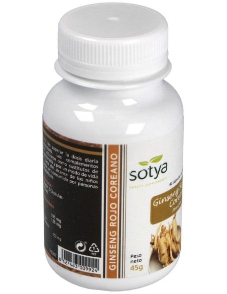 Ginseng Rojo Coreano 90Cap. de Sotya