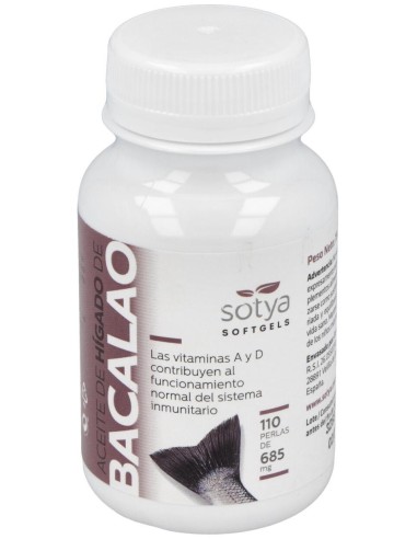 Higado De Bacalao 110Perlas de Sotya