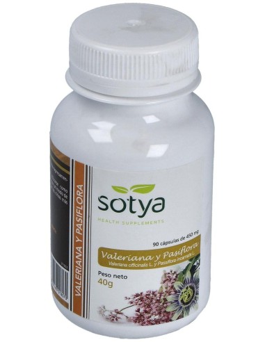 Valeriana Y Pasiflora 450Mg Cáps. 90U de Sotya