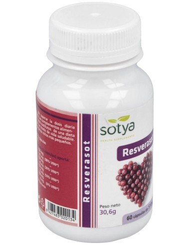 Resverasot 510Mg Cáps.60U de Sotya
