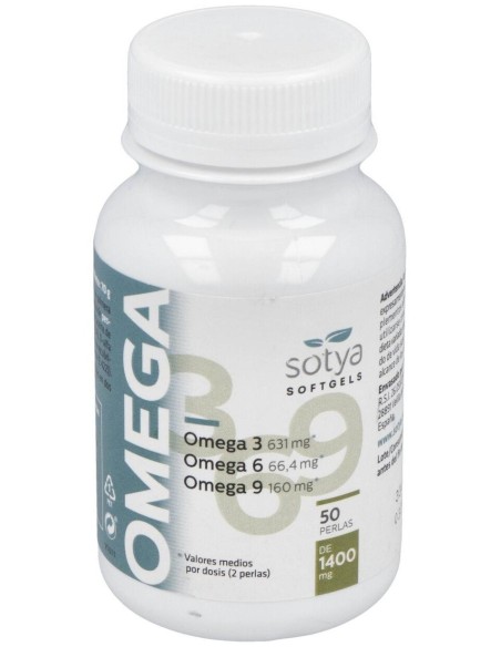 Omega 3,6,9  1400Mg Perlas 50U de Sotya