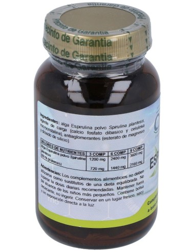 Espirulina 400Mg. 200Comp. de Cfn