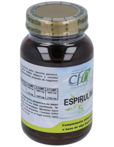 Espirulina 400Mg. 200Comp. de Cfn
