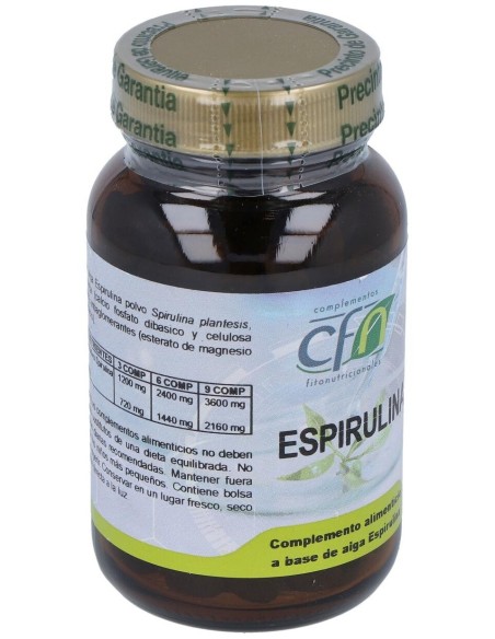 Espirulina 400Mg. 200Comp. de Cfn