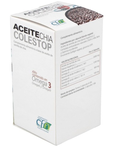 Aceite Chia 1 Gr. 60 Perlas de Cfn