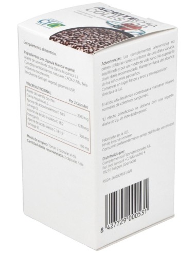 Aceite Chia 1 Gr. 60 Perlas de Cfn