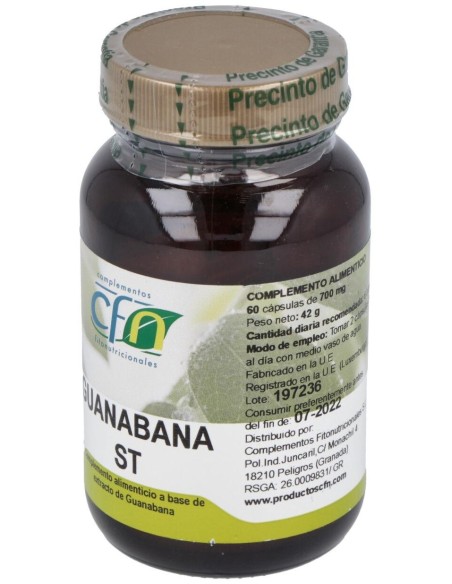 Guanaba (Graviola) 60Cap. de Cfn