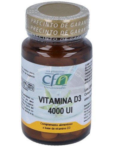 Vitamina D3 4000Ui 60Comp. de Cfn