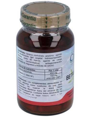 Betaina Hcl Fs 60Cap. de Cfn