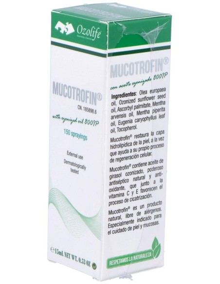 Mucotrofin Nebulizador 15Ml. de Ozolife Biocosmetica Y Nutricion