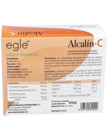 Alcalin -C 30Sticks de Egle
