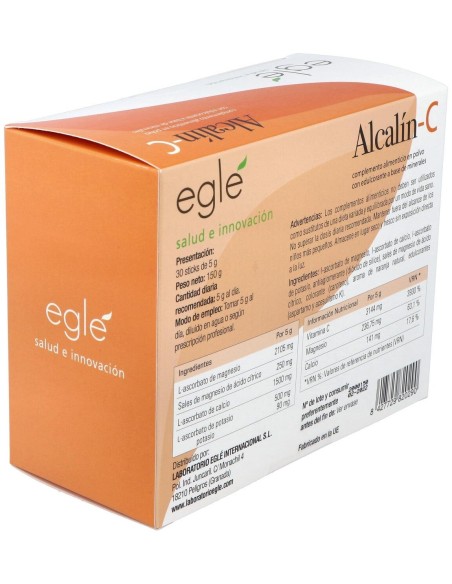 Alcalin -C 30Sticks de Egle