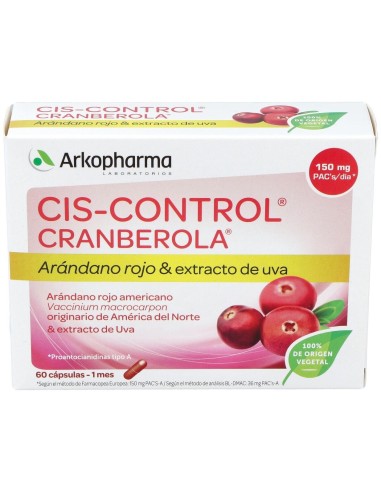 Cis Control Cranberola 60Cap. de Arkopharma